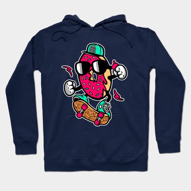 Doughnut Series: NY Doughnut Skater Hoodie by Jarecrow 